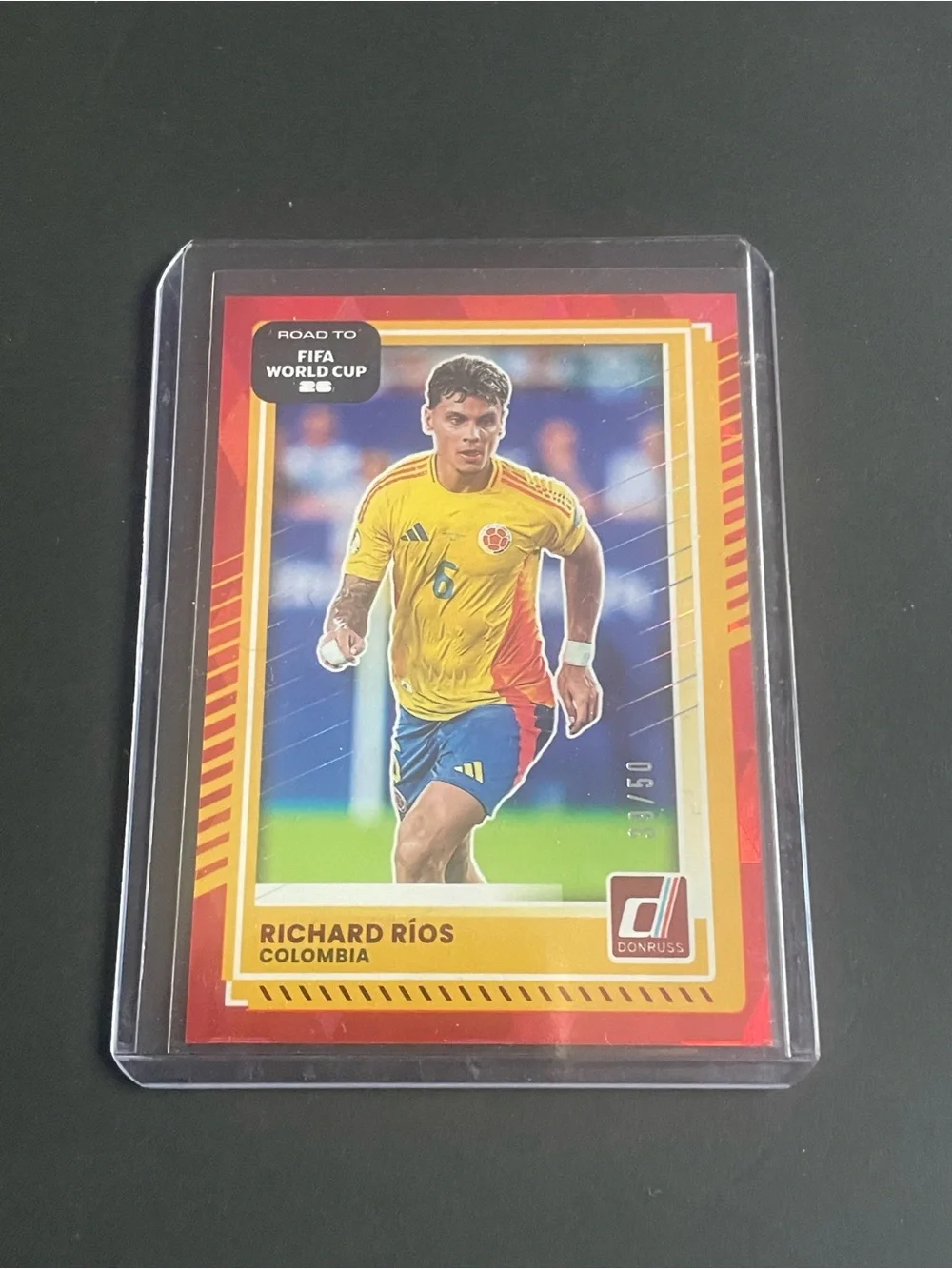 Richard Ríos Panini Donruss 2025-26 Road To FIFA World Cup 26 Colombia /50 Card - Picture 3 of 9